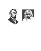 Lincoln+Einstein